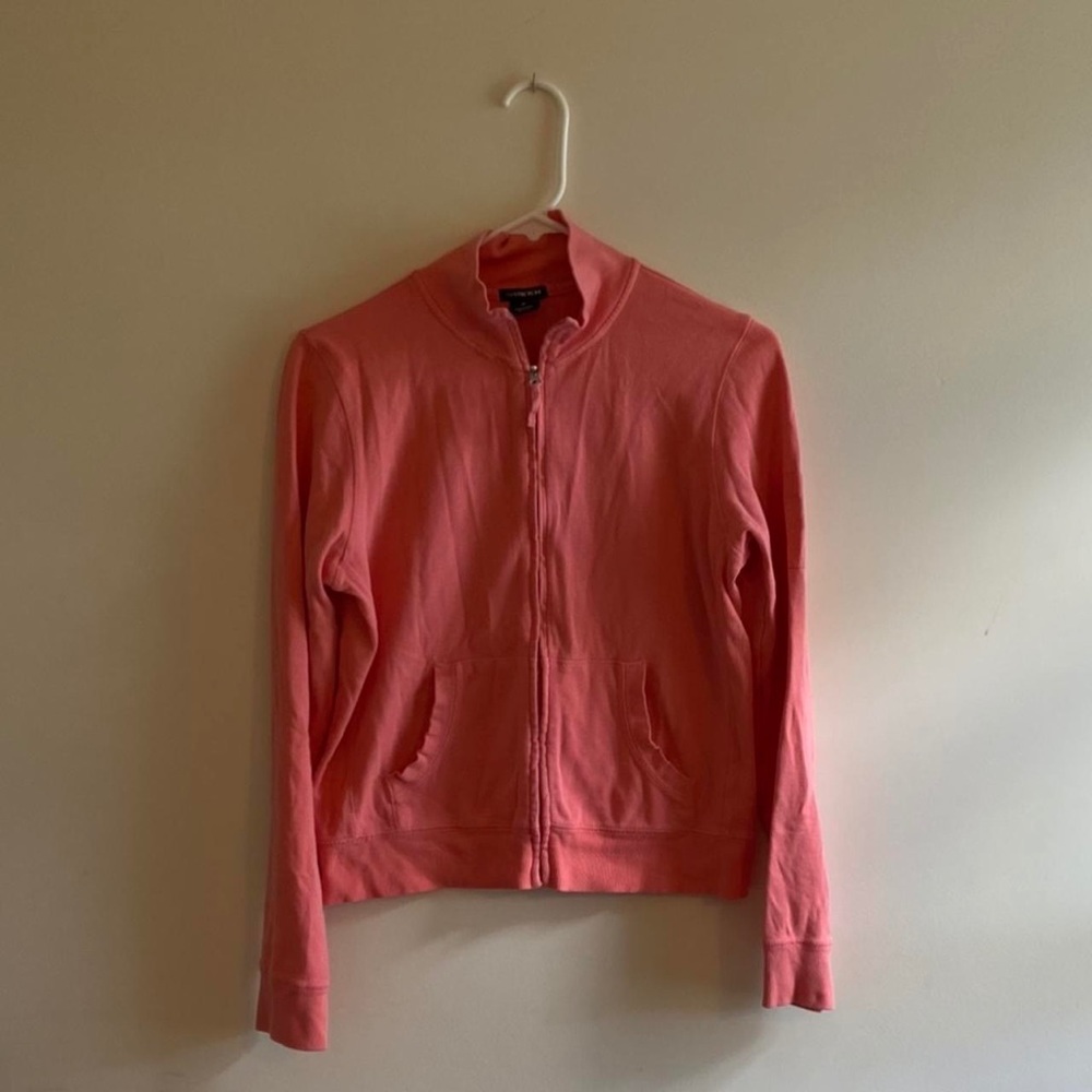 Gap Stretch pink/salmon zip up by GAP